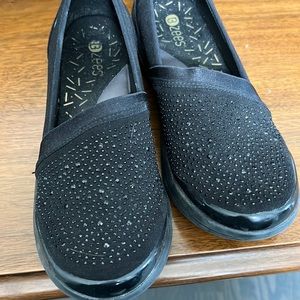 BZees sparkly slip on shoes